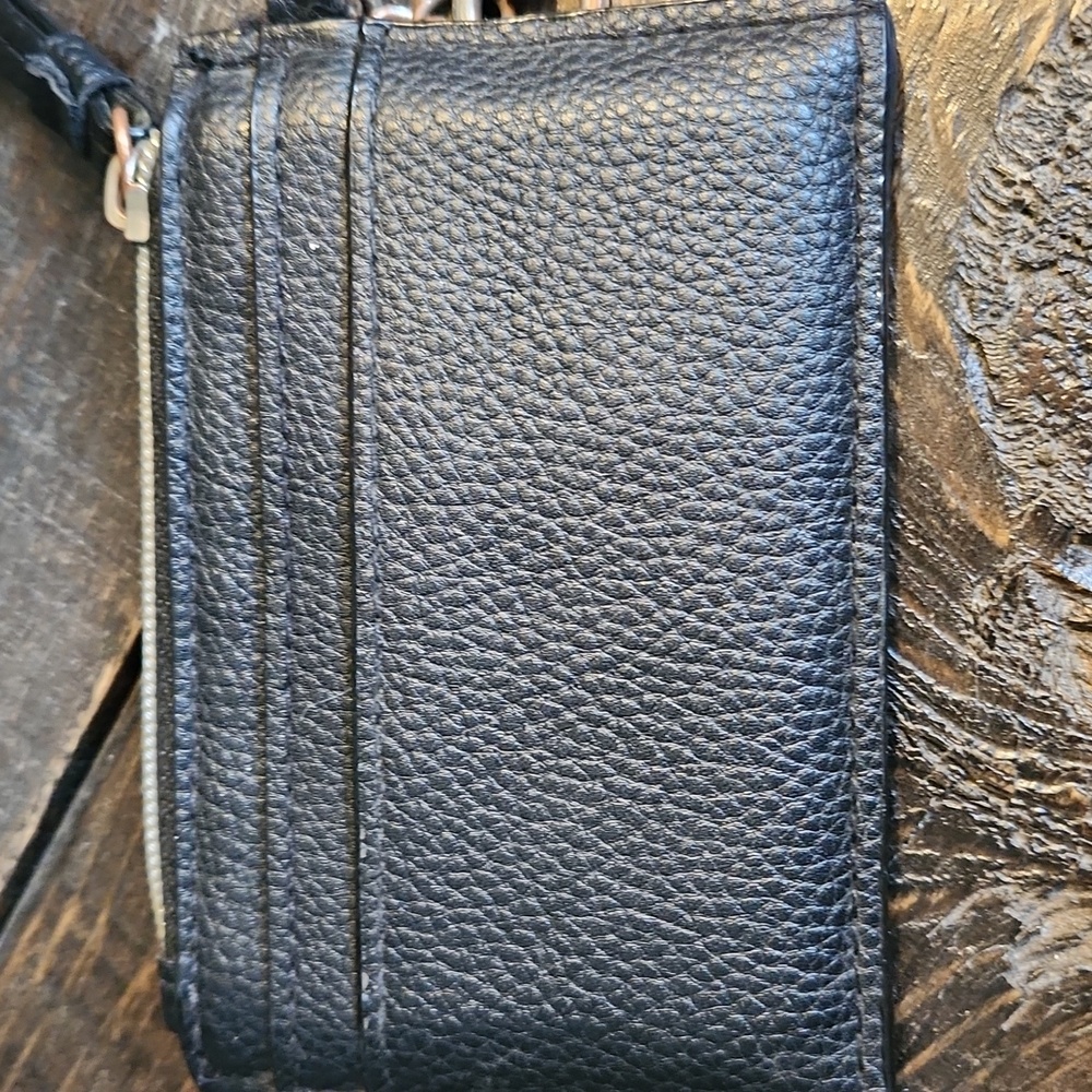 Victoria's Secret Black Card Holder with Gold Heart Accents - Picture 4 of 7